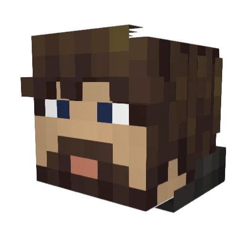 Jaden_54 Minecraft avatar head, 3D render
