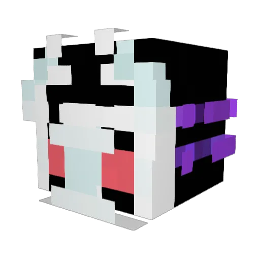Jadenroger Minecraft avatar head, 3D render