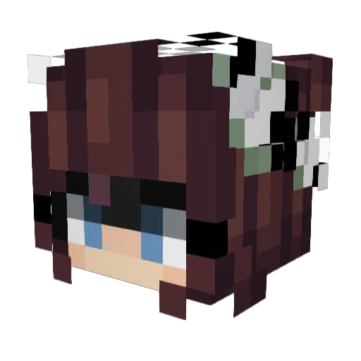 Jaderz96 Minecraft avatar head, 3D render
