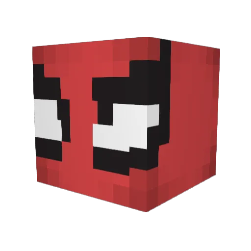 Jadeshark Minecraft avatar head, 3D render
