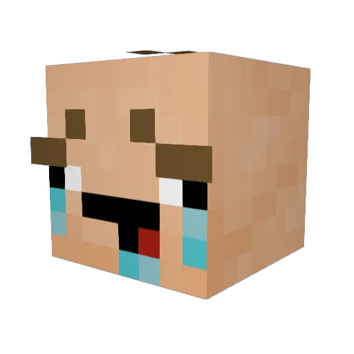 Jadie303 Minecraft avatar head, 3D render