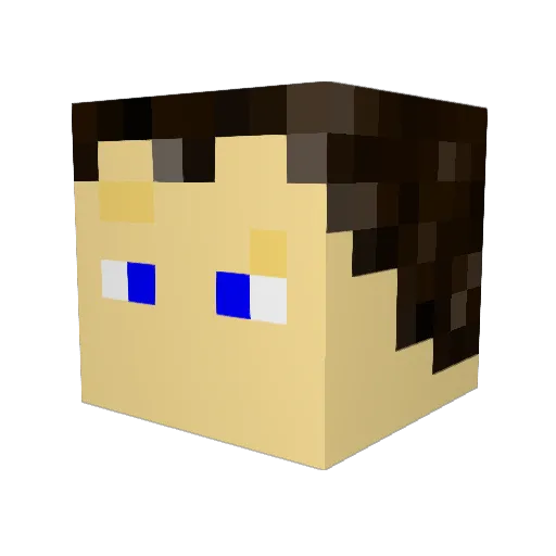 JadonJaxton Minecraft avatar head, 3D render