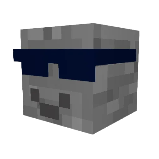 Jadontar123 Minecraft avatar head, 3D render