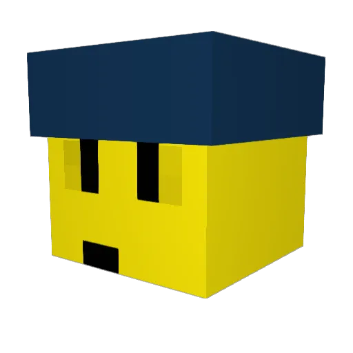 Jadys_ Minecraft avatar head, 3D render