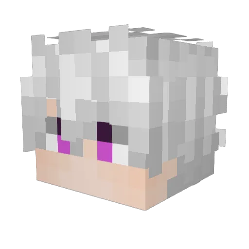 JaeBeom2 Minecraft avatar head, 3D render