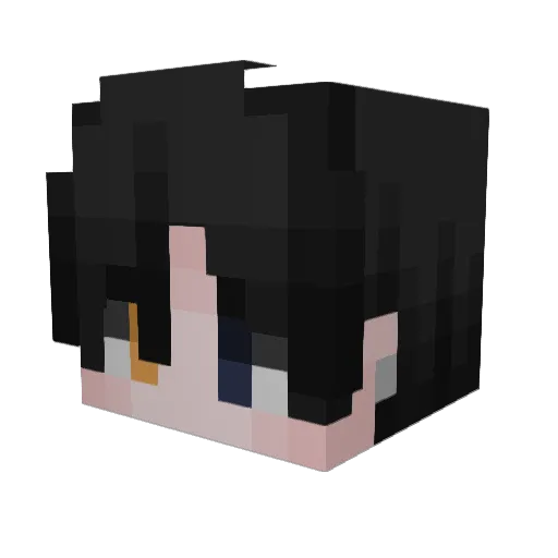 JaeBlade Minecraft avatar head, 3D render