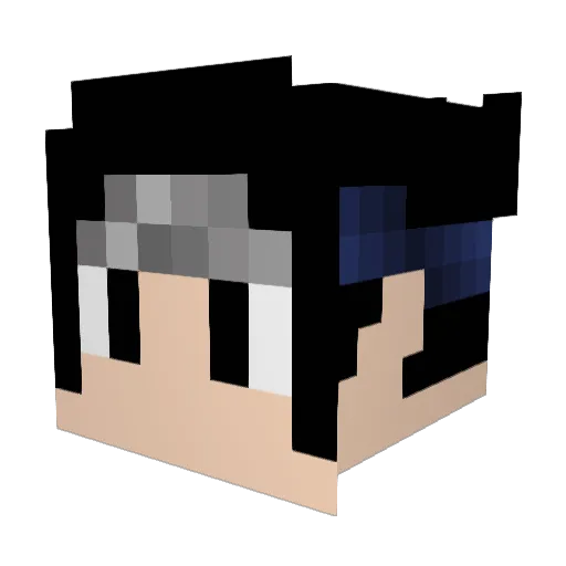 JaeCyril Minecraft avatar head, 3D render