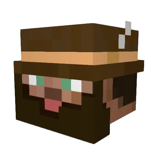 Jae_byrd Minecraft avatar head, 3D render