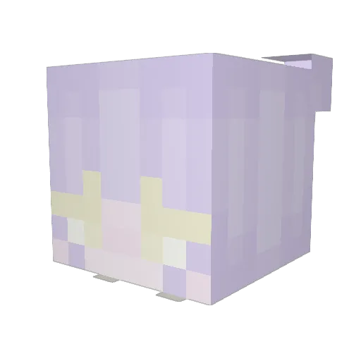 Jae_s01 Minecraft avatar head, 3D render