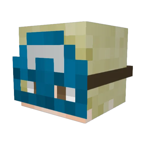 Jaecobb Minecraft avatar head, 3D render