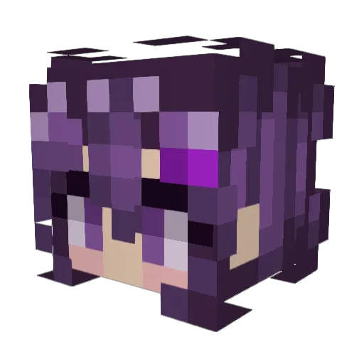 Jaed6666 Minecraft avatar head, 3D render