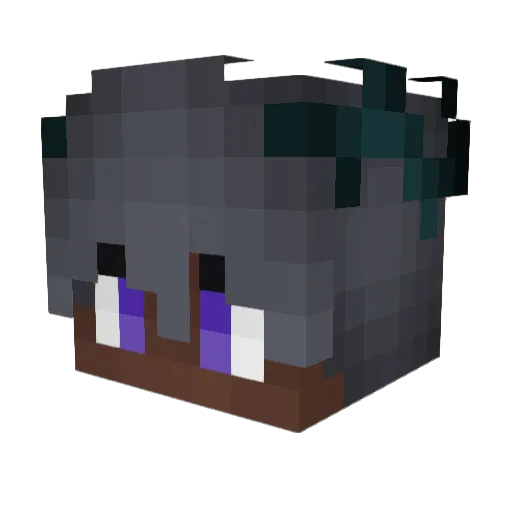 Jaedalus Minecraft avatar head, 3D render