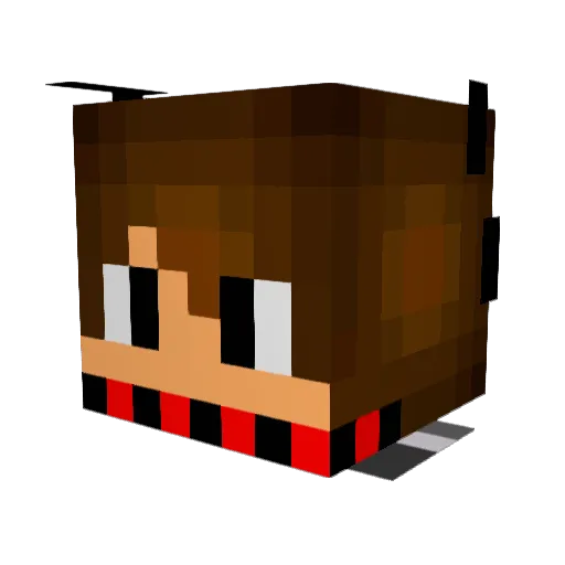 Jaeger17 Minecraft avatar head, 3D render