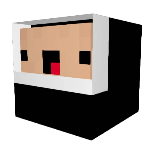 Jaeh325 Minecraft avatar head, 3D render
