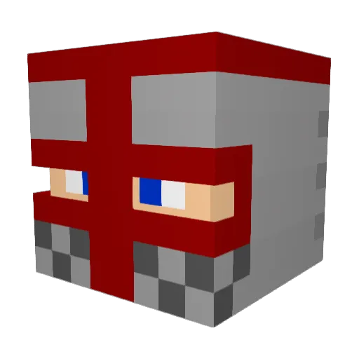 JaemNieee Minecraft avatar head, 3D render