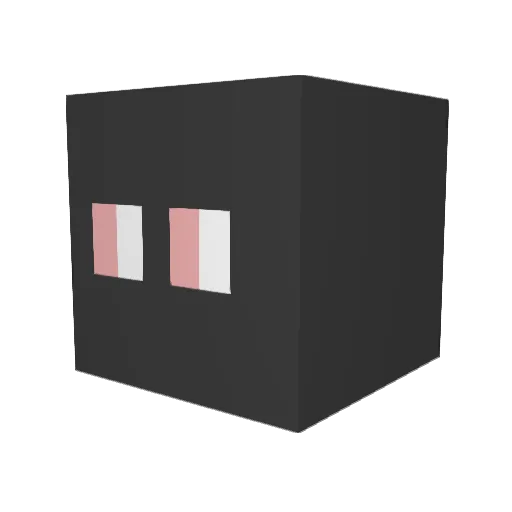 Jaeplays Minecraft avatar head, 3D render