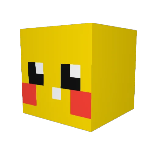 JaeyunLee13 Minecraft avatar head, 3D render