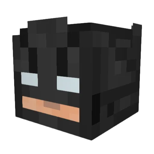 Jafarjavelin Minecraft avatar head, 3D render