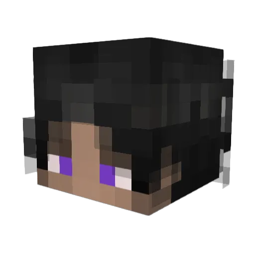 Jafatoy Minecraft avatar head, 3D render