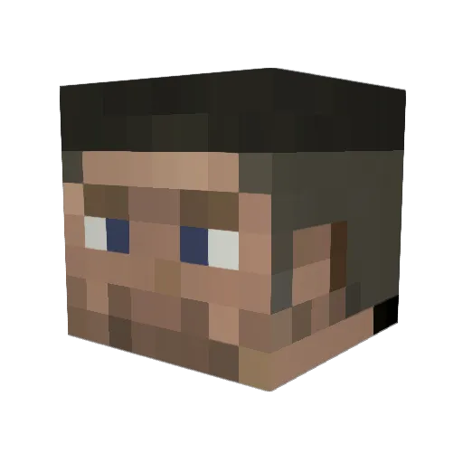 Jaffa_Rebellion Minecraft avatar head, 3D render