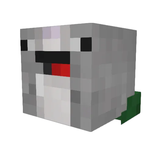 JafferNinja Minecraft avatar head, 3D render