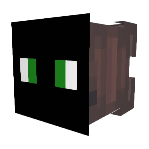 JagZBest Minecraft avatar head, 3D render