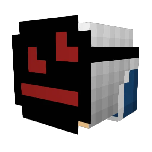 Jagart35 Minecraft avatar head, 3D render