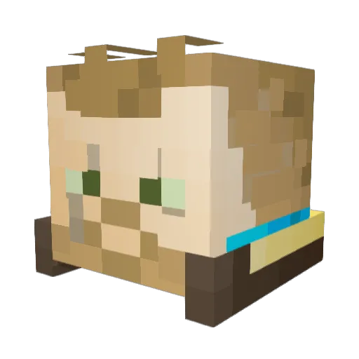 JageR_MC Minecraft avatar head, 3D render