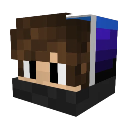 JagerMeister3 Minecraft avatar head, 3D render