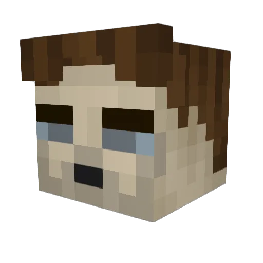 JagerSoldat Minecraft avatar head, 3D render