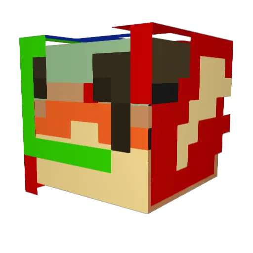 JaggerHaas Minecraft avatar head, 3D render