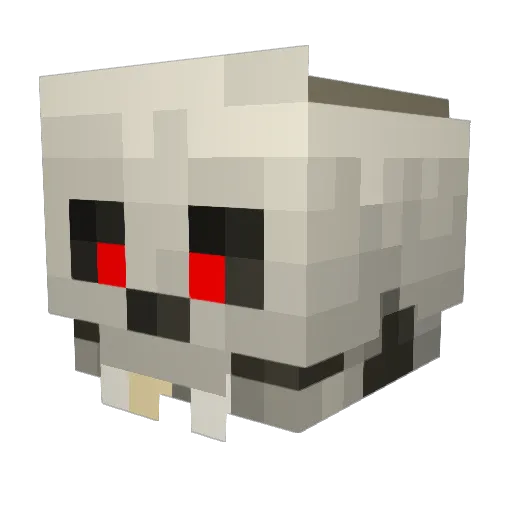 JaggyMan Minecraft avatar head, 3D render