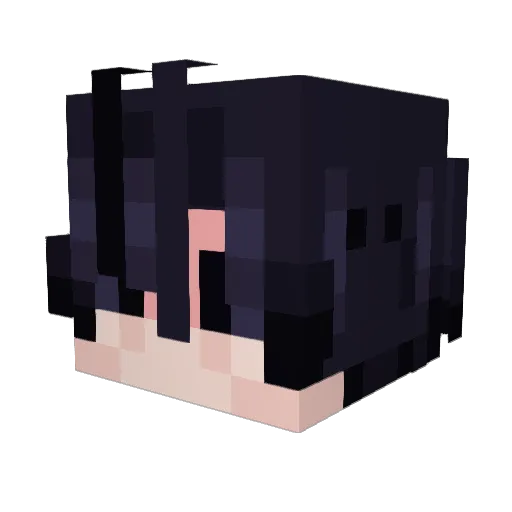 Jago Minecraft avatar head, 3D render
