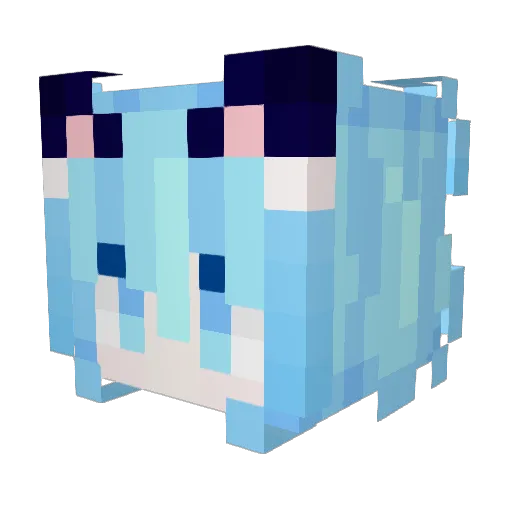 JagoHR Minecraft avatar head, 3D render