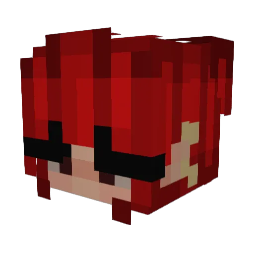 Jagoda_33 Minecraft avatar head, 3D render