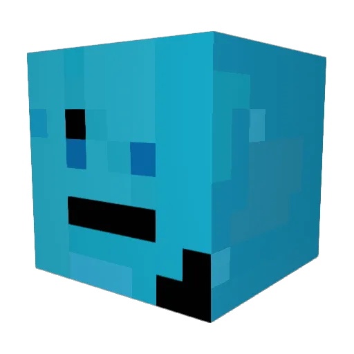 JaguarB33 Minecraft avatar head, 3D render