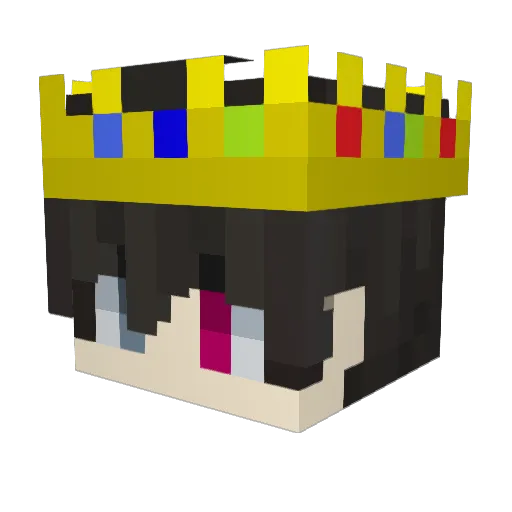 Jaguti3 Minecraft avatar head, 3D render