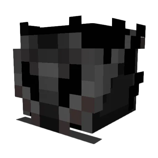 Jah1000 Minecraft avatar head, 3D render