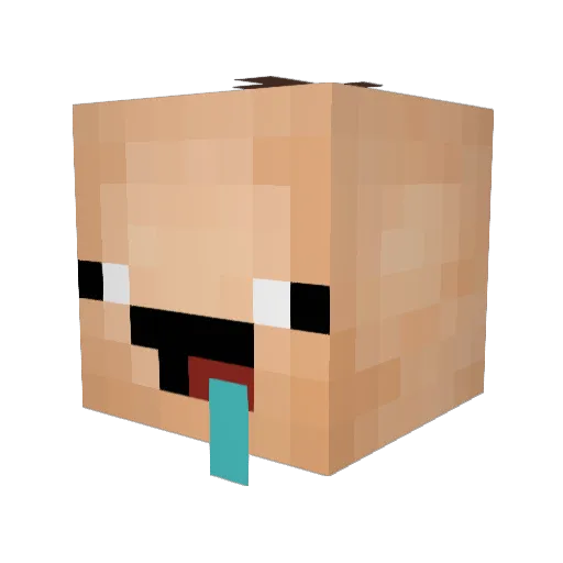 JahamesJohonson2 Minecraft avatar head, 3D render