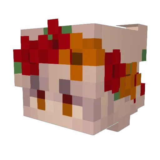 Jahbroski101 Minecraft avatar head, 3D render