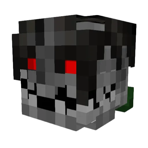 Jaho112 Minecraft avatar head, 3D render