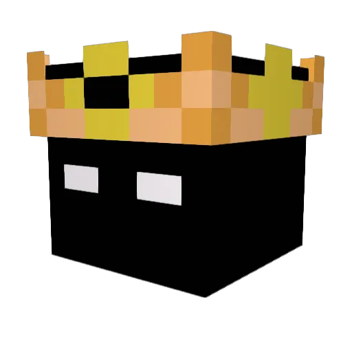 Jahquise Minecraft avatar head, 3D render