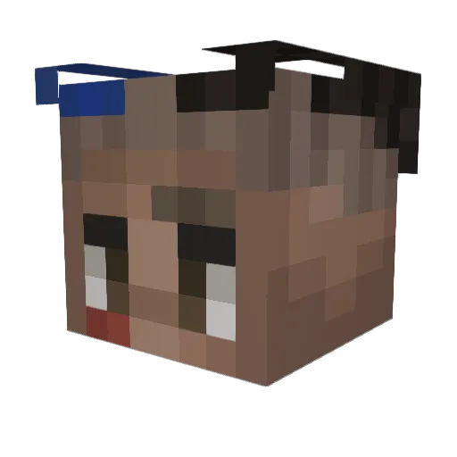 JahsehOnfroy333 Minecraft avatar head, 3D render