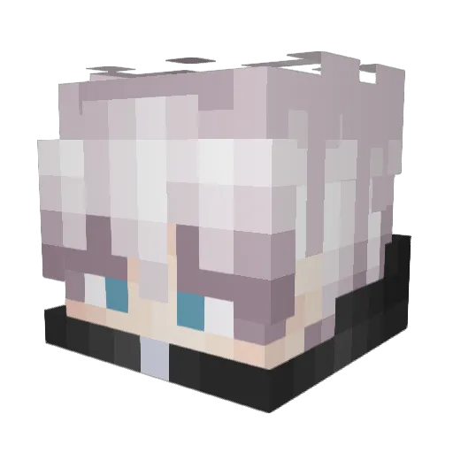 Jai_O_O Minecraft avatar head, 3D render