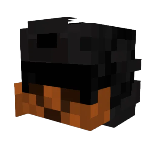 Jaias Minecraft avatar head, 3D render