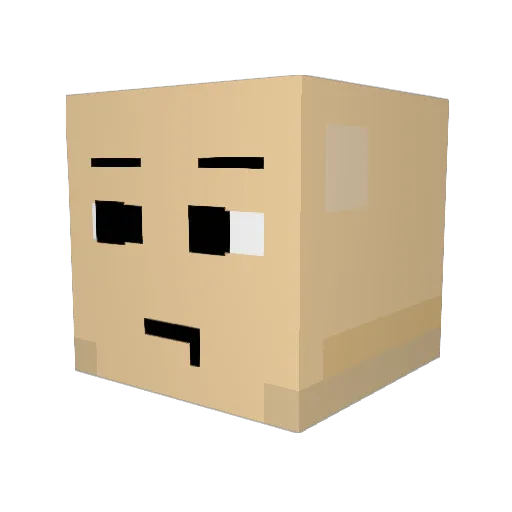 JaidanHero Minecraft avatar head, 3D render
