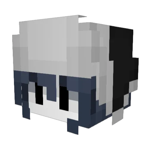 JaidenAU Minecraft avatar head, 3D render
