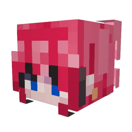 Jaidy_2008 Minecraft avatar head, 3D render