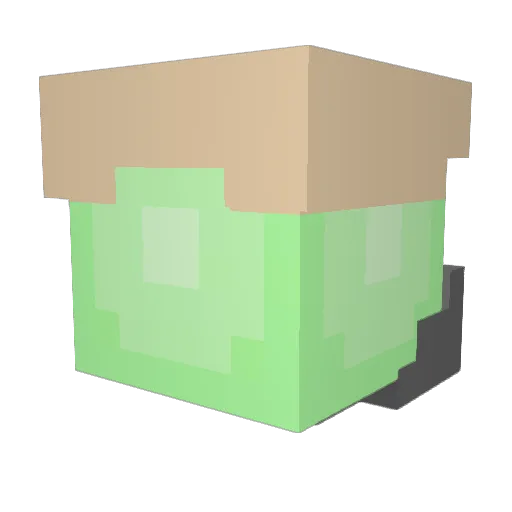 Jaikers Minecraft avatar head, 3D render