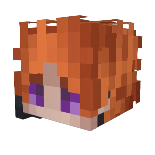 Jaikitakanda Minecraft avatar head, 3D render